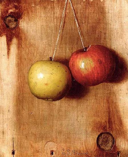 DeScott Evans De Scott Evans: Hanging Apples France oil painting art